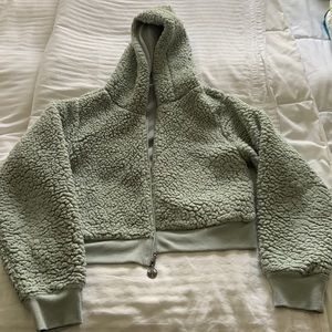 Abercrombie & Fitch Reversible Cropped Zip-up Hoodie